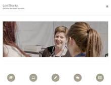 Tablet Screenshot of lorishontz.com